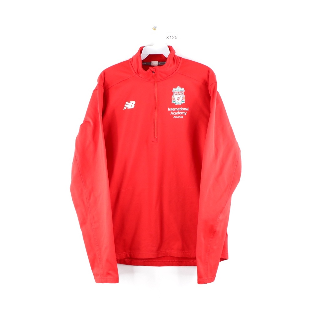 New Balance Liverpool Fc Soccer Sweater Red